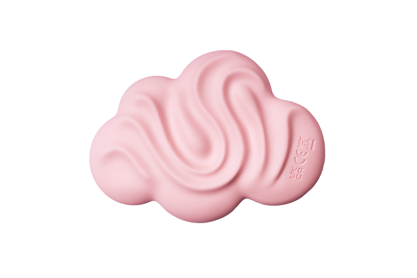 Pilvi vibraattori kääntöpuoli valkoista taustaa varten.